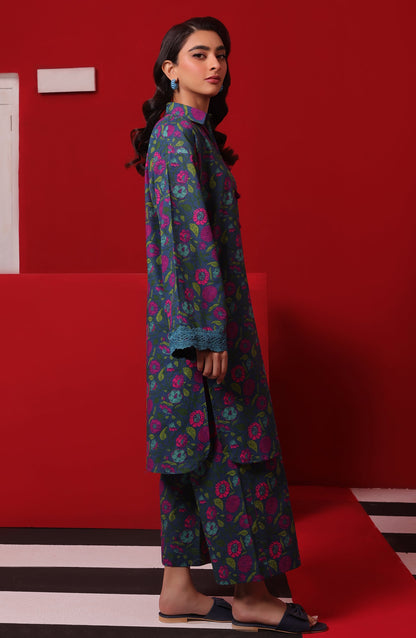 Orient - Stitched 2 Piece Printed Khaddar Shirt and Khaddar Pant