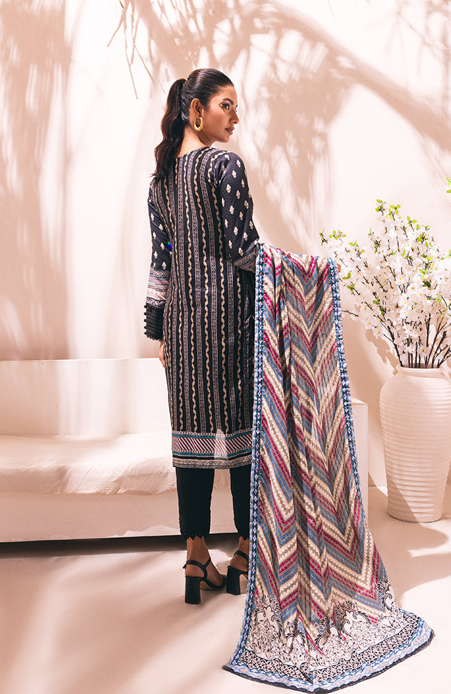 Alzohaib - 3-Piece Unstitched Digital Printed Lawn-CDD-23-11