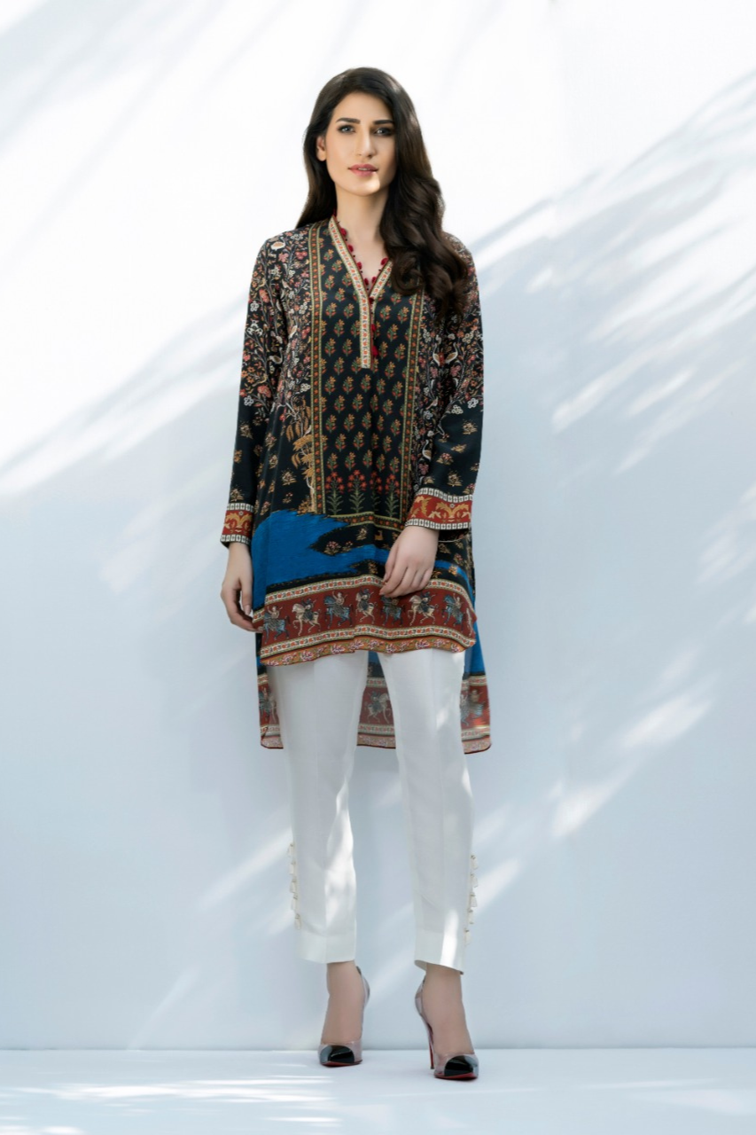 Crepe Digitally Printed Shirt And trousers