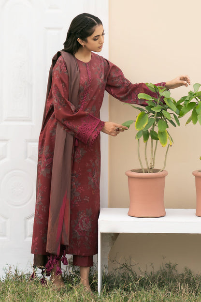 Baroque - DIGITAL PRINTED SLUB KHADDAR UF-496