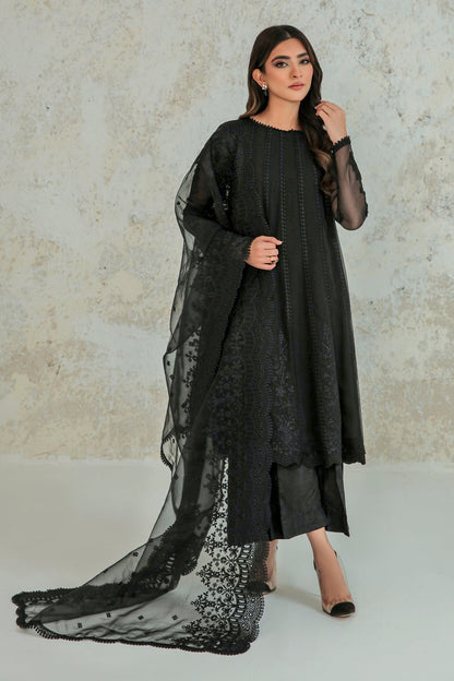 Baroque - EMBROIDERED ORGANZA DUPATTA-44