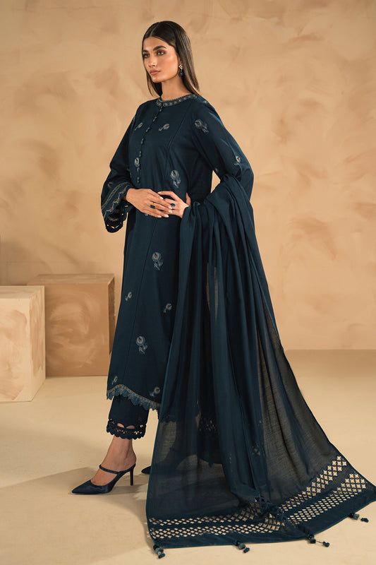 Baroque - EMBROIDERED SLUB KHADDAR UF-483