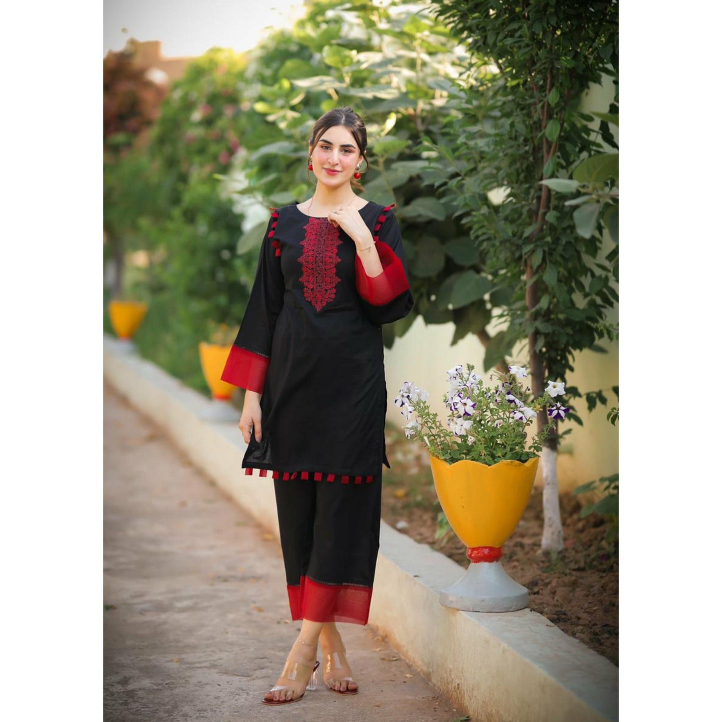 Chilgozay - Black Organza Embroidery (CC 241)