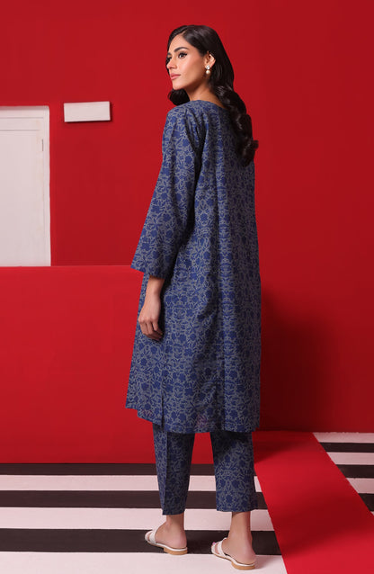 Orient - Stitched 2 Piece Printed Khaddar Shirt and Khaddar Pant