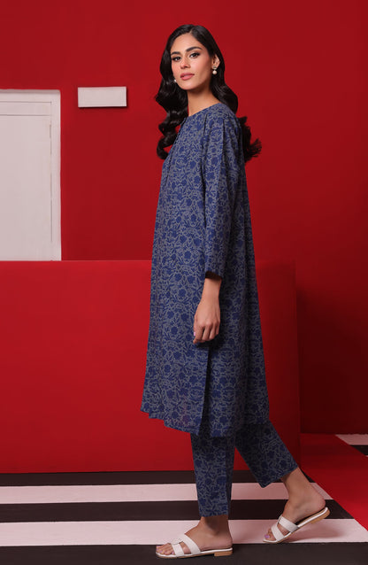 Orient - Stitched 2 Piece Printed Khaddar Shirt and Khaddar Pant