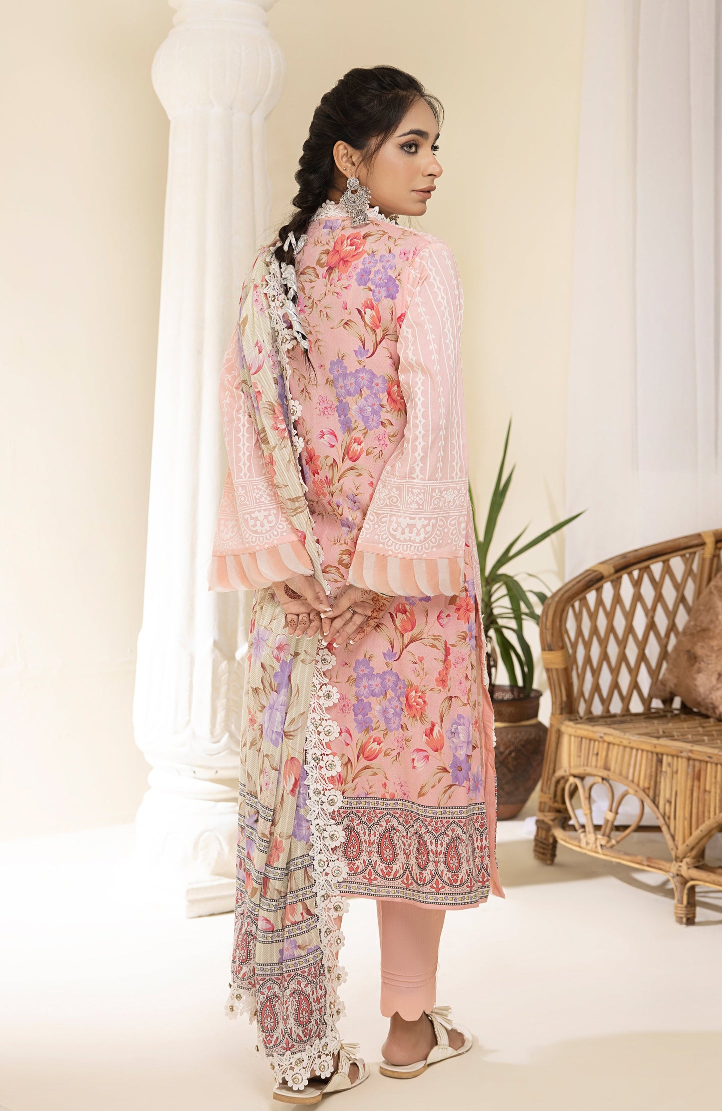 Alzohaib - 3-Piece Unstitched Digital Printed Lawn-CFD-23-01