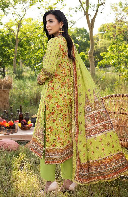 Alzohaib - 3 PIECE UNSTITCHED DIGITAL PRINTED LAWN-ADL-3-23-12