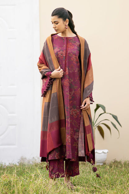 Baroque - EMBROIDERED SLUB KHADDAR UF-498