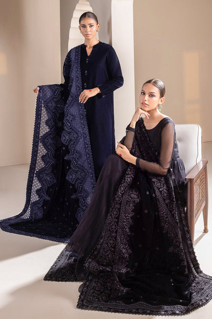 Baroque - EMBROIDERED VELVET SHAWL VS-46