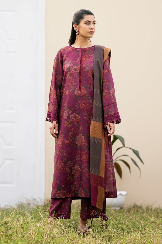 Baroque - EMBROIDERED SLUB KHADDAR UF-498