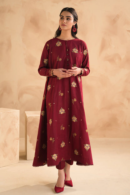 Baroque - EMBROIDERED SLUB KHADDAR UF-472