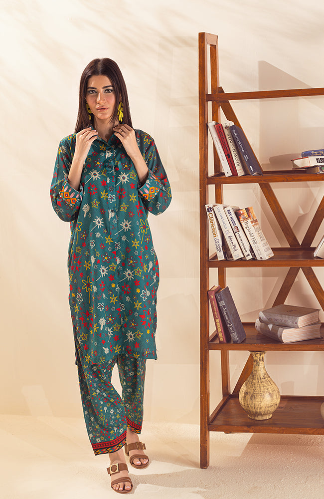 Alzohaib - 3 PIECE UNSTITCHED PRINTED LAWN-CPP-23-13