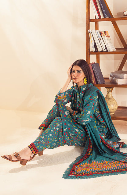 Alzohaib - 3 PIECE UNSTITCHED PRINTED LAWN-CPP-23-13