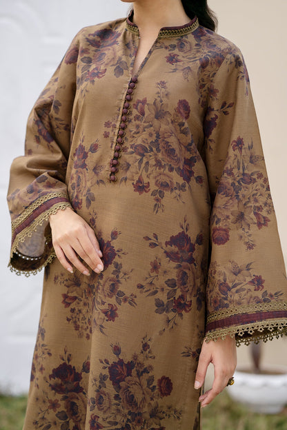 Baroque - DIGITAL PRINTED SLUB KHADDAR UF-499
