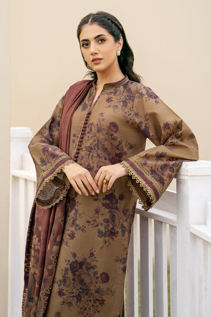 Baroque - DIGITAL PRINTED SLUB KHADDAR UF-499