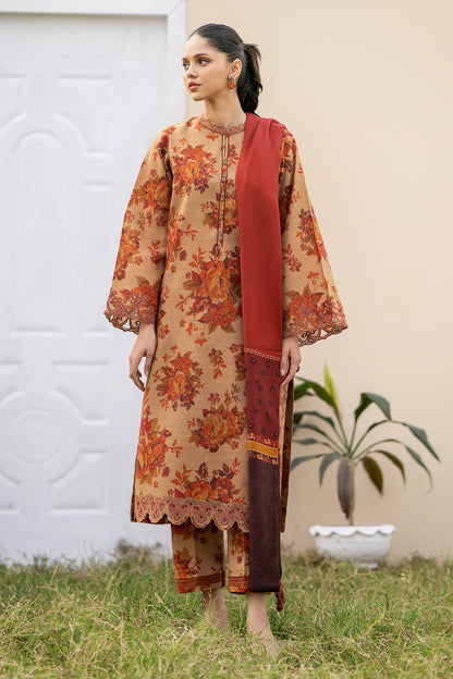 Baroque - DIGITAL PRINTED SLUB KHADDAR UF-500