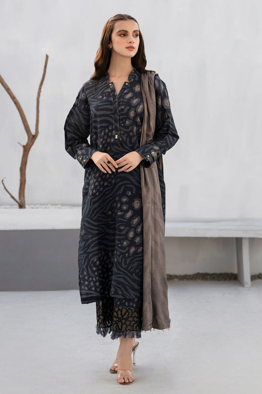 Baroque - PRINTED SLUB KHADDAR PR-872