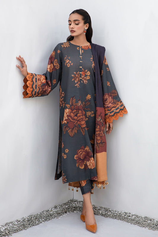 Baroque - DIGITAL PRINTED VISCOSE KHADDAR UF-460