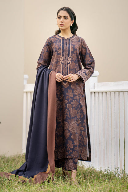 Baroque - DIGITAL PRINTED SLUB KHADDAR UF-501