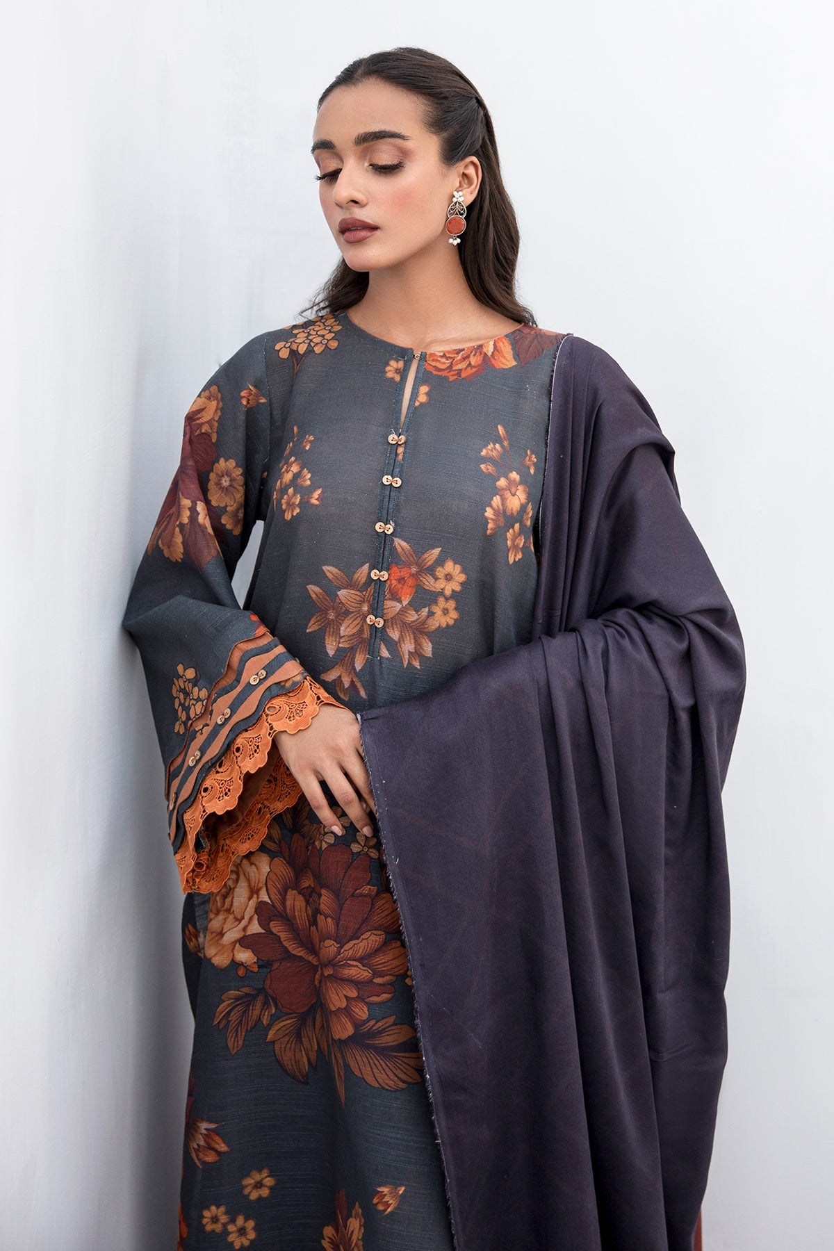 Baroque - DIGITAL PRINTED VISCOSE KHADDAR UF-460