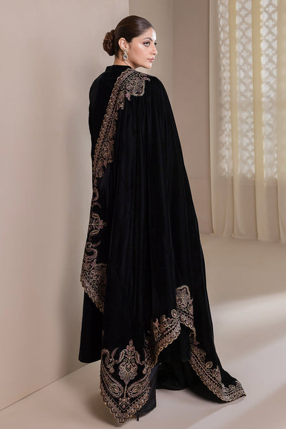 Baroque - EMBROIDERED VELVET SHAWL VS-48