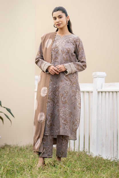 Baroque - DIGITAL PRINTED SLUB KHADDAR UF-502