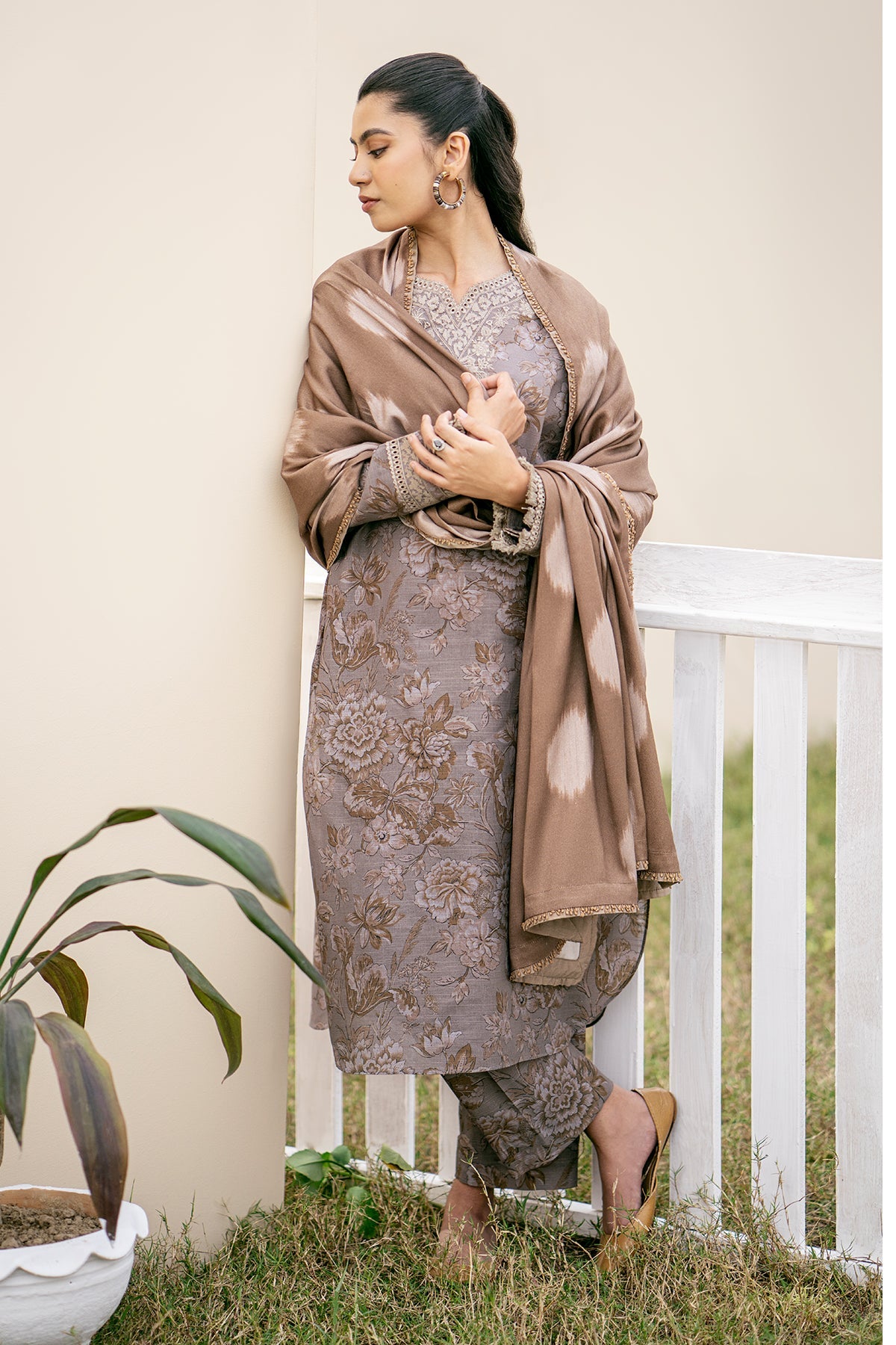 Baroque - DIGITAL PRINTED SLUB KHADDAR UF-502