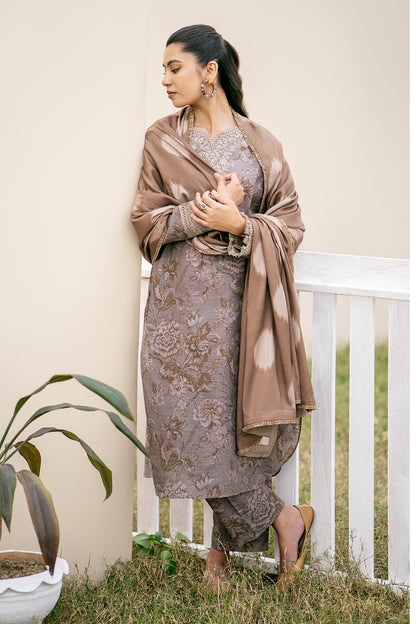 Baroque - DIGITAL PRINTED SLUB KHADDAR UF-502