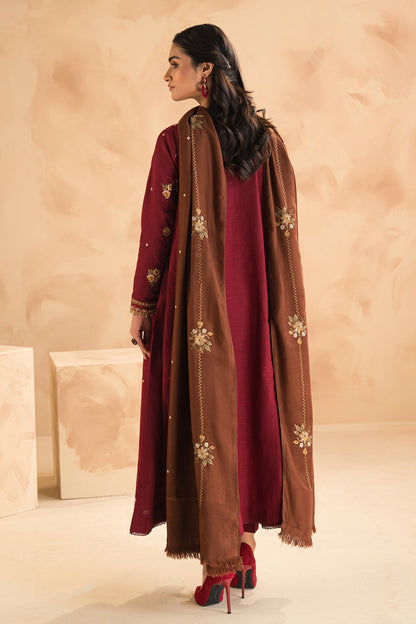 Baroque - EMBROIDERED SLUB KHADDAR UF-472