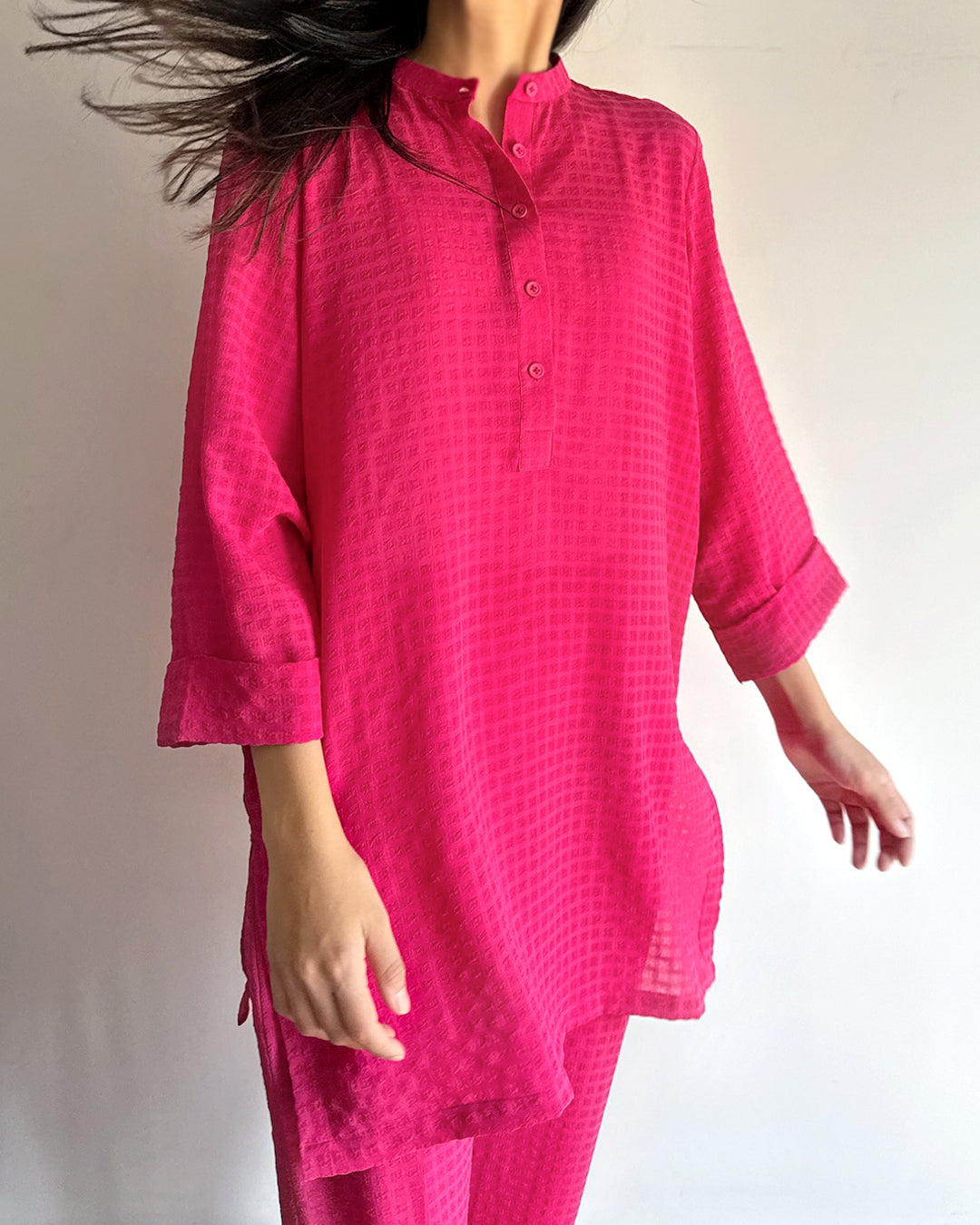 Ayesha Naveed - Hot pink set