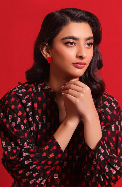 Orient - Stitched 2 Piece Printed Khaddar Shirt and Khaddar Pant