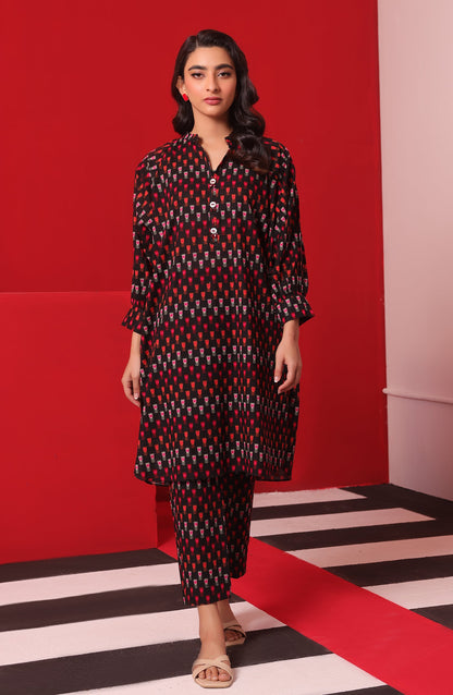 Orient - Stitched 2 Piece Printed Khaddar Shirt and Khaddar Pant