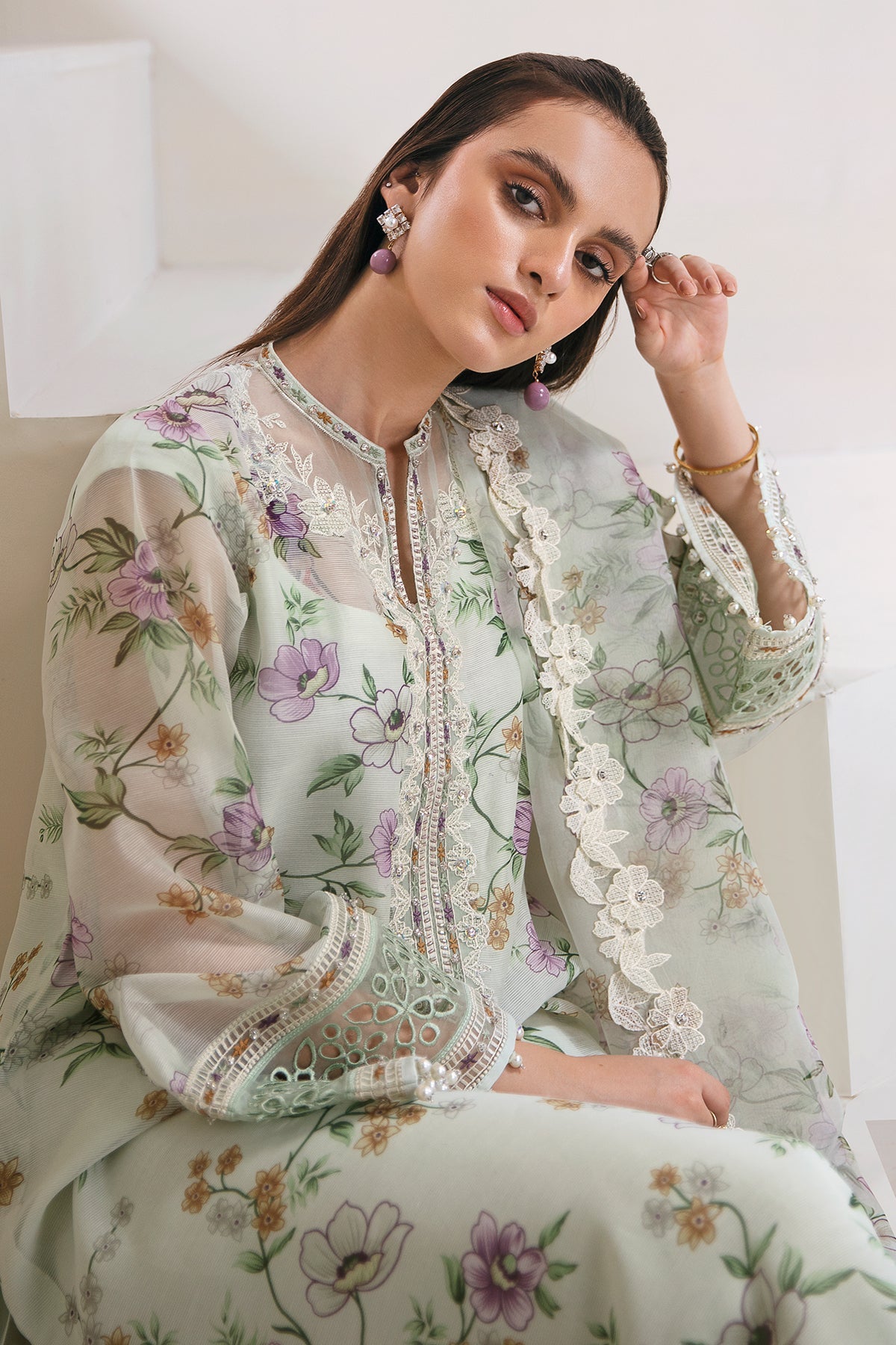 Baroque - EMBROIDERED COTTON PATTI UF-367