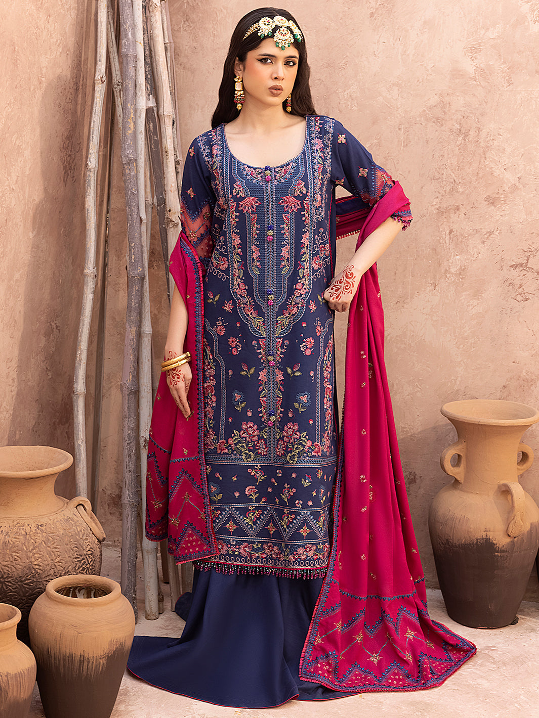 Binilyas - 1512 - B | 3 PC Luxury Unstitched