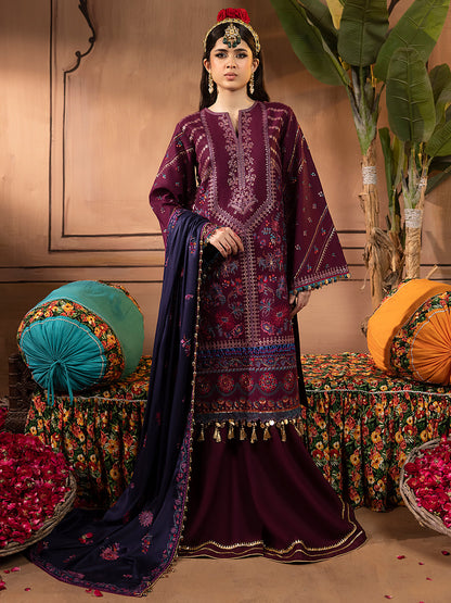 Binilyas - 1513 - B | 3 PC Luxury Unstitched