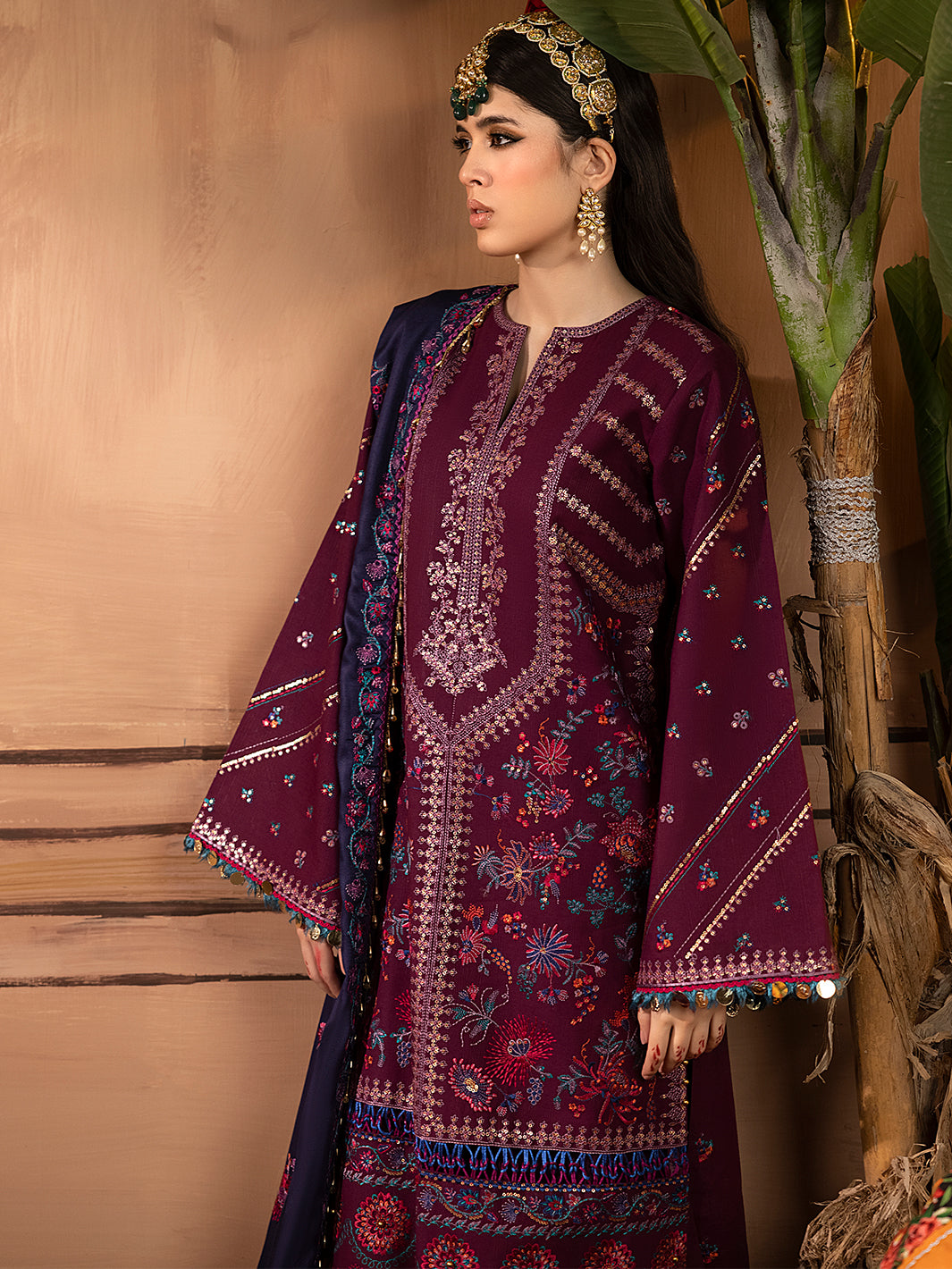 Binilyas - 1513 - B | 3 PC Luxury Unstitched