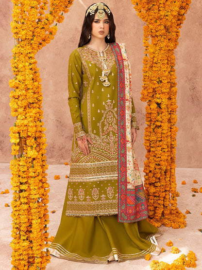 Binilyas - 1514 - A | 3 PC Luxury Unstitched