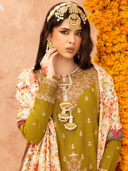 Binilyas - 1514 - A | 3 PC Luxury Unstitched