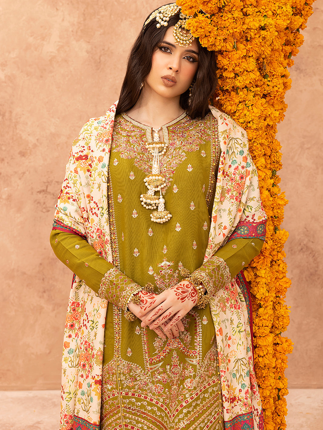 Binilyas - 1514 - A | 3 PC Luxury Unstitched