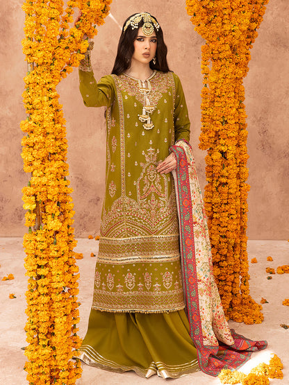 Binilyas - 1514 - A | 3 PC Luxury Unstitched