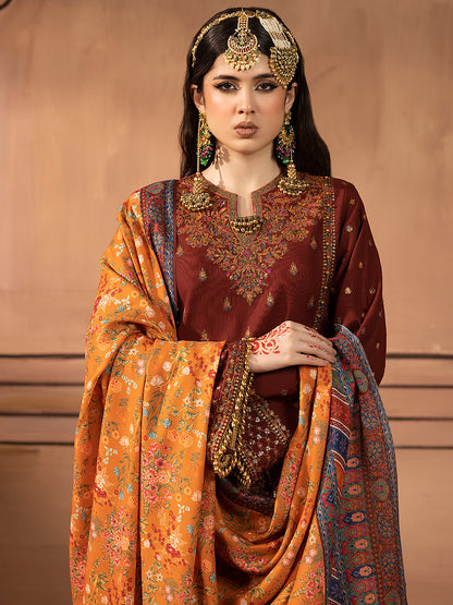 Binilyas - 1514 - B | 3 PC Luxury Unstitched