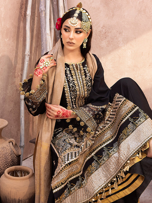 Binilyas - 1515 - A | 3 PC Luxury Unstitched