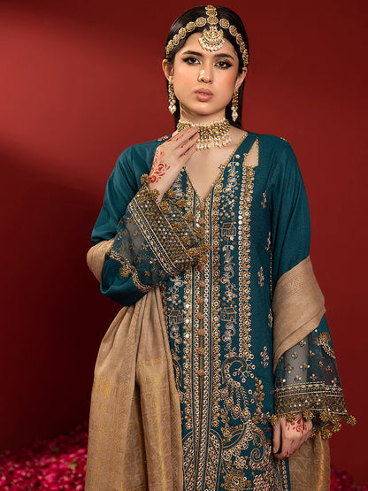 Binilyas - 1515 - B | 3 PC Luxury Unstitched