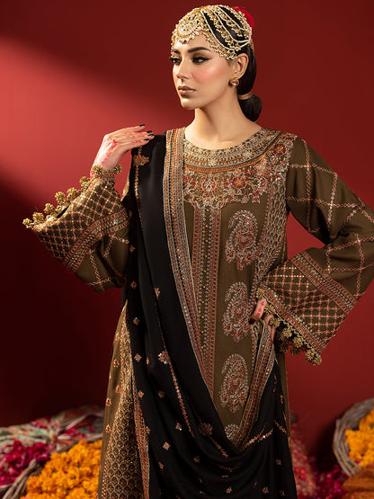 Binilyas - 1516 - A | 3 PC Luxury Unstitched