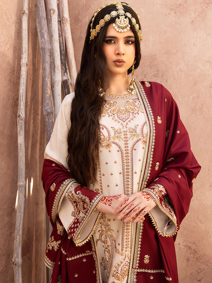 Binilyas - 1517 - B | 3 PC Luxury Unstitched