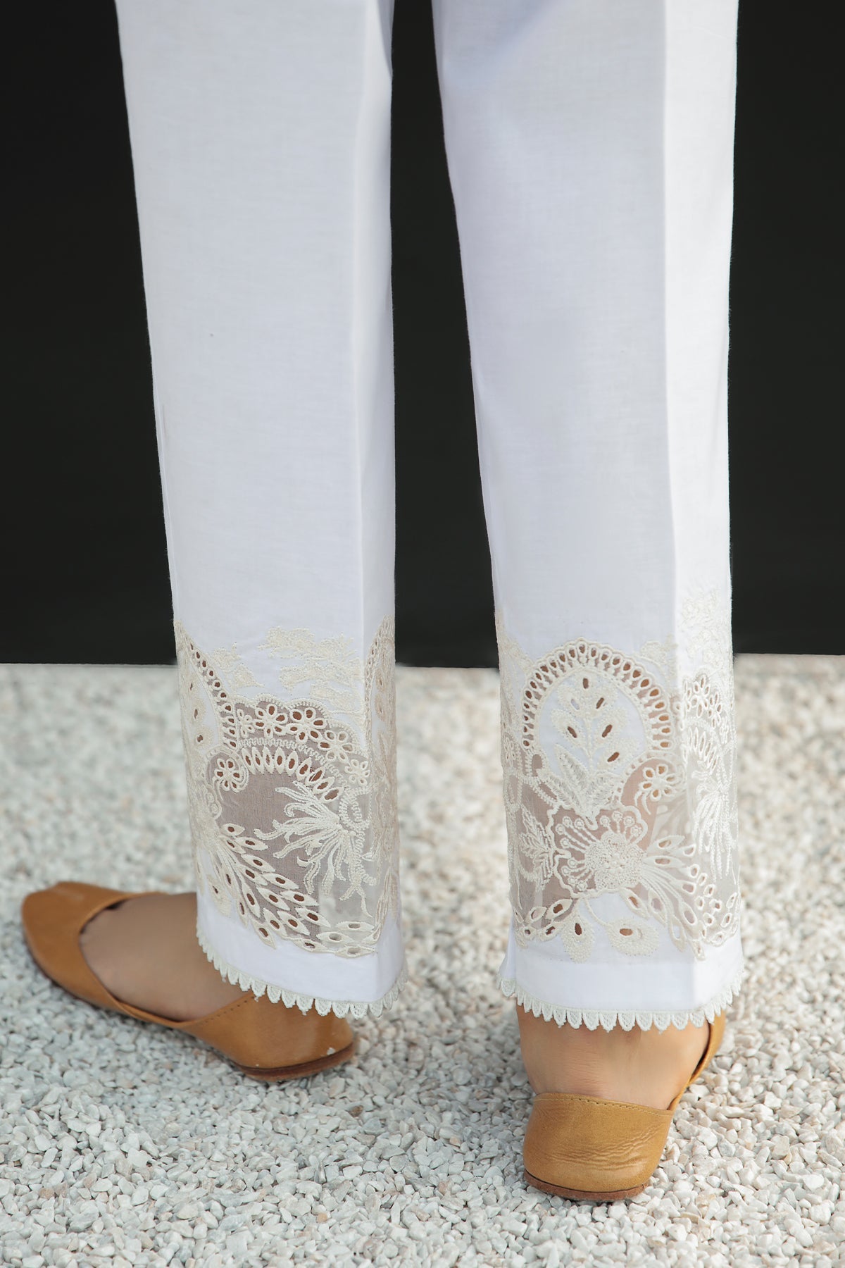 Baroque - EMBROIDERED COTTON TROUSER 229