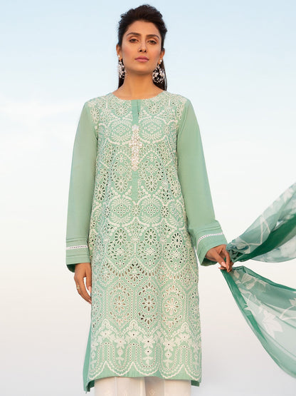 Limelight - Embroidered Lawn Shiffly Suit