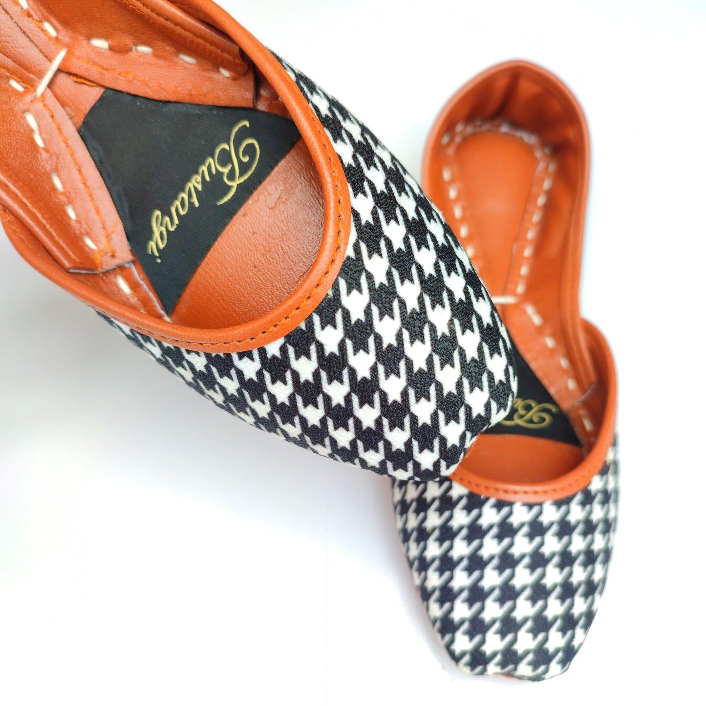 Bustangi - Black Chess Casual Khussa CK023