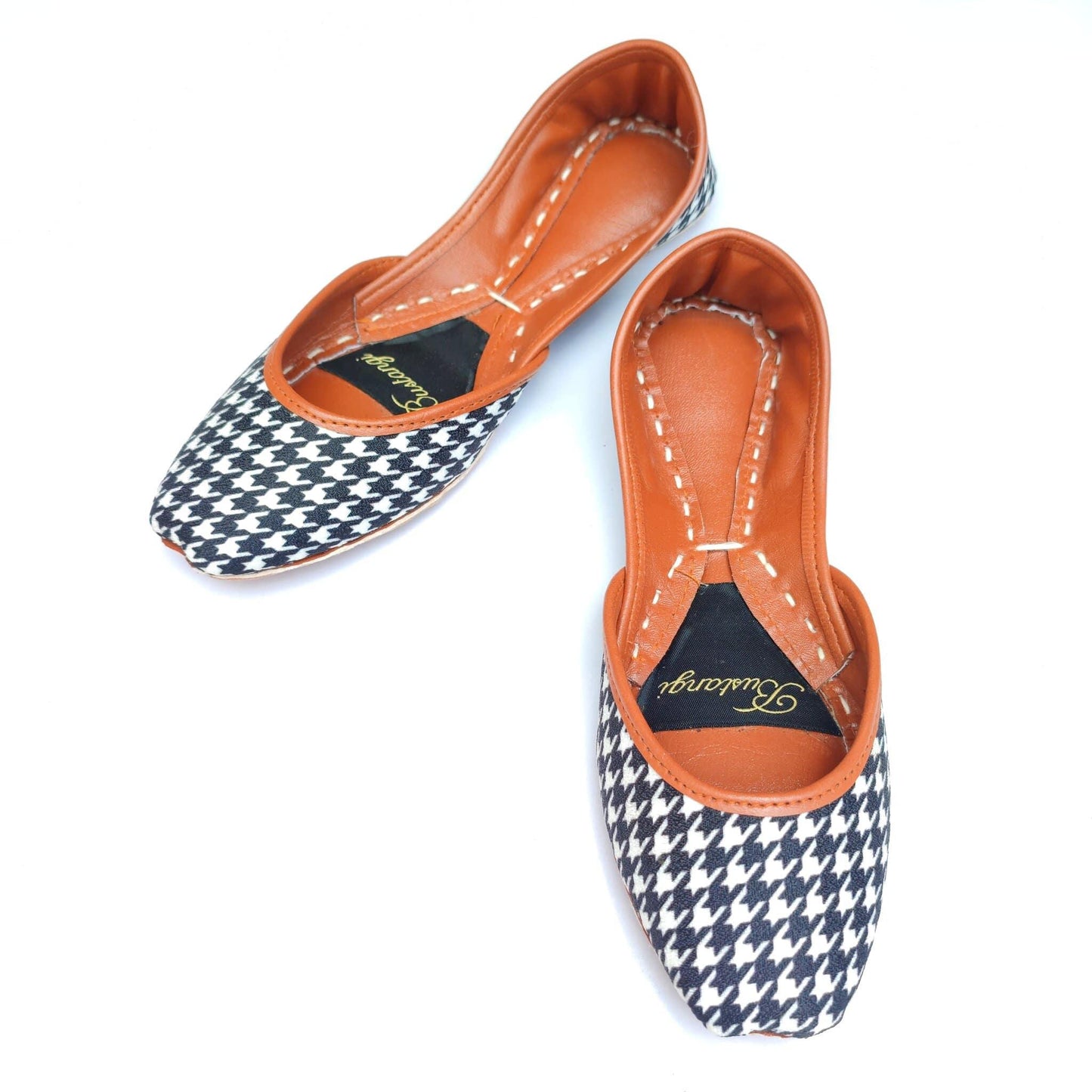 Bustangi - Black Chess Casual Khussa CK023