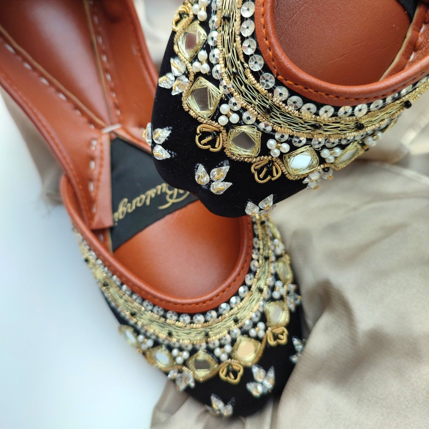 Bustangi - Anarkali - Black E016